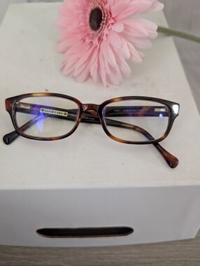 Lucky Brand Rectangular Eyeglass Frames - Brown Tortoise
